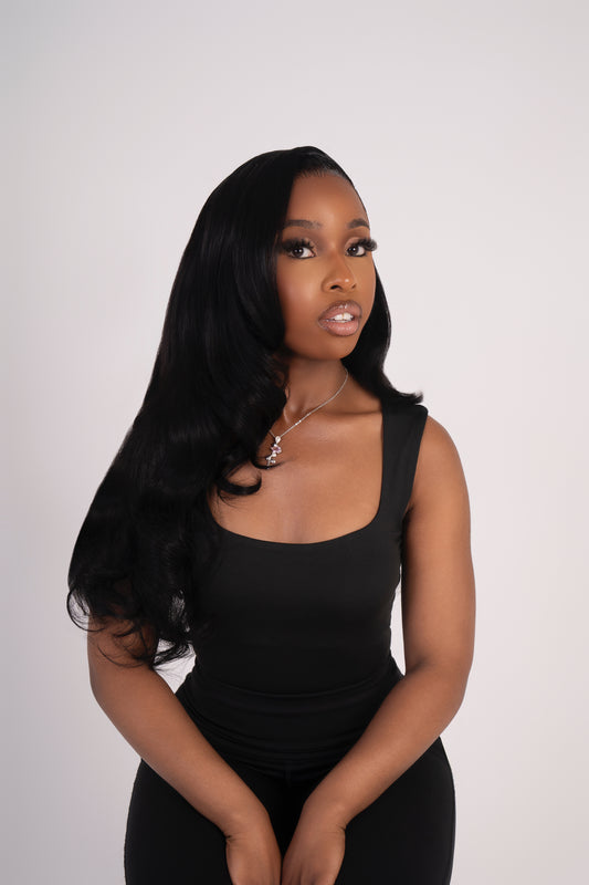 VIRGIN CAMBODIAN FRONTAL PREMADE WIG